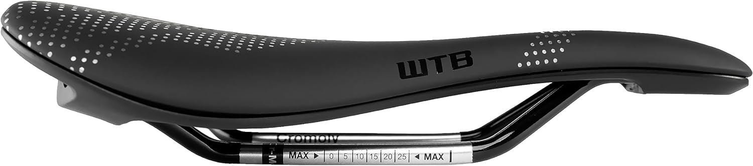 WTB Gravelier Bike Saddle – 246x140mm, Flexible Base with Fusion Form Technology, Perineal Relief Cutout for Gravel and Endurance Rides – Integrated Tool Mount