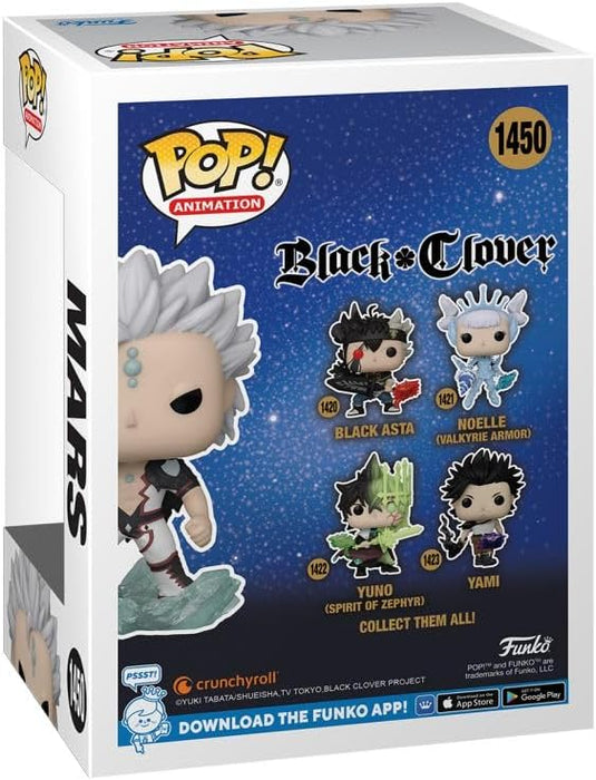 Funko Pop! Animation: Black Clover - Mars with Book (Exc) 71289 - Collectible Vinyl Figure - Gift Idea - Official Merchandise - Toy for Children and Adults - Model Figure for Collectors and Adults