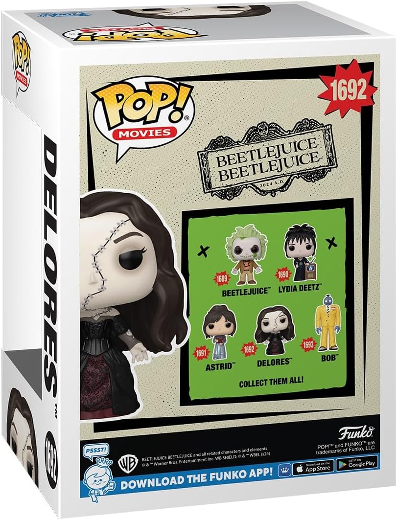 Funko Pop! Movies: Beetlejuice Beetlejuice - Delores - Collectable Vinyl Figure - Gift Idea - Official Merchandise - Toys for Kids & Adults - Movies Fans - Model Figure for Collectors and Display
