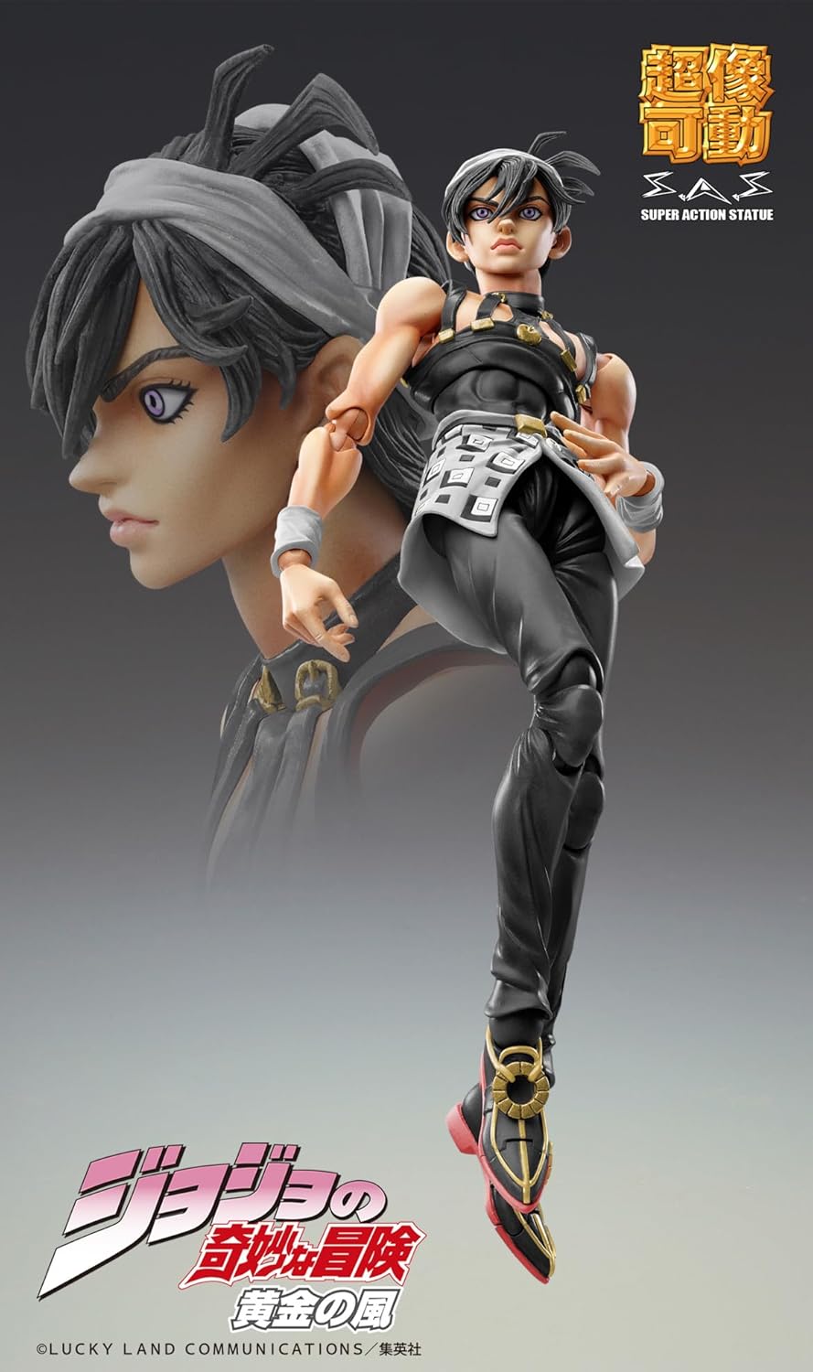 Medicos Entertainment WF2023 Winter Super Action Statue JoJo's Bizarre Adventure Part 5 Narancha Gilga & As Ver. Black WF Limited Edition