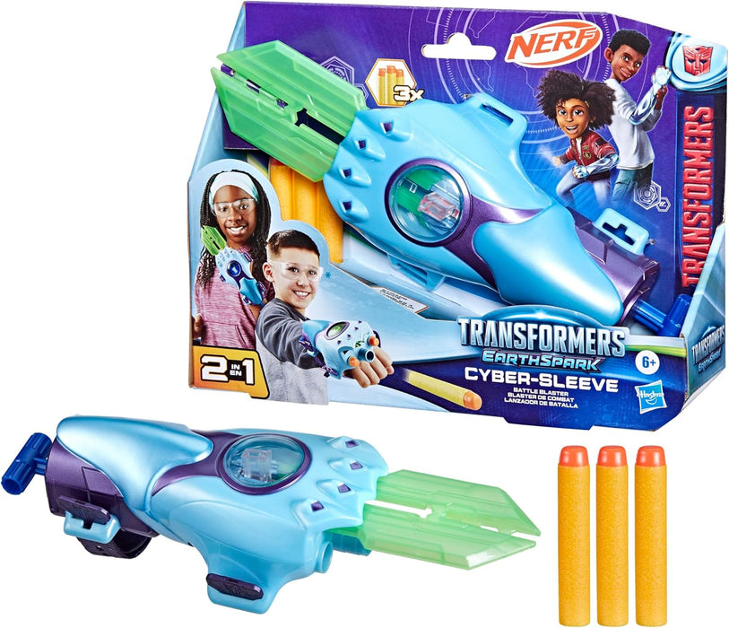 Transformers EarthSpark Cyber-Sleeve Battle Blaster Toy