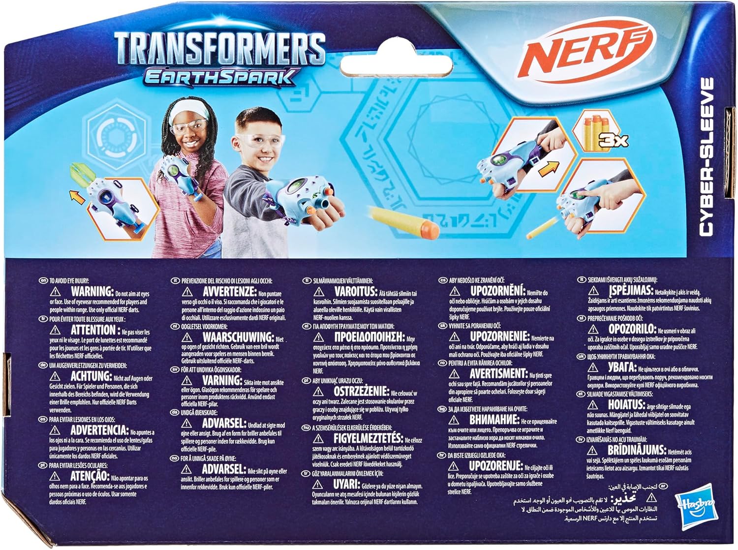 Transformers EarthSpark Cyber-Sleeve Battle Blaster Toy