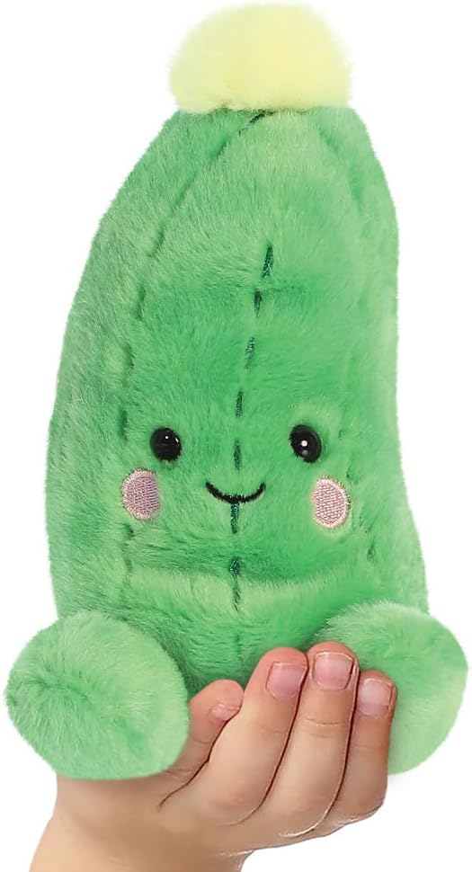 Aurora, 33791, Palm Pals Dillian Cucumber 5In, Soft Toy, Green