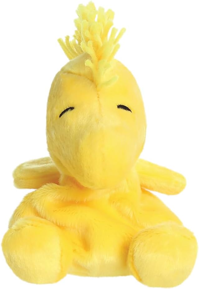 Aurora 40474 Palm Pals  Peanuts PP Woodstock 5In, Soft Toy, Yellow