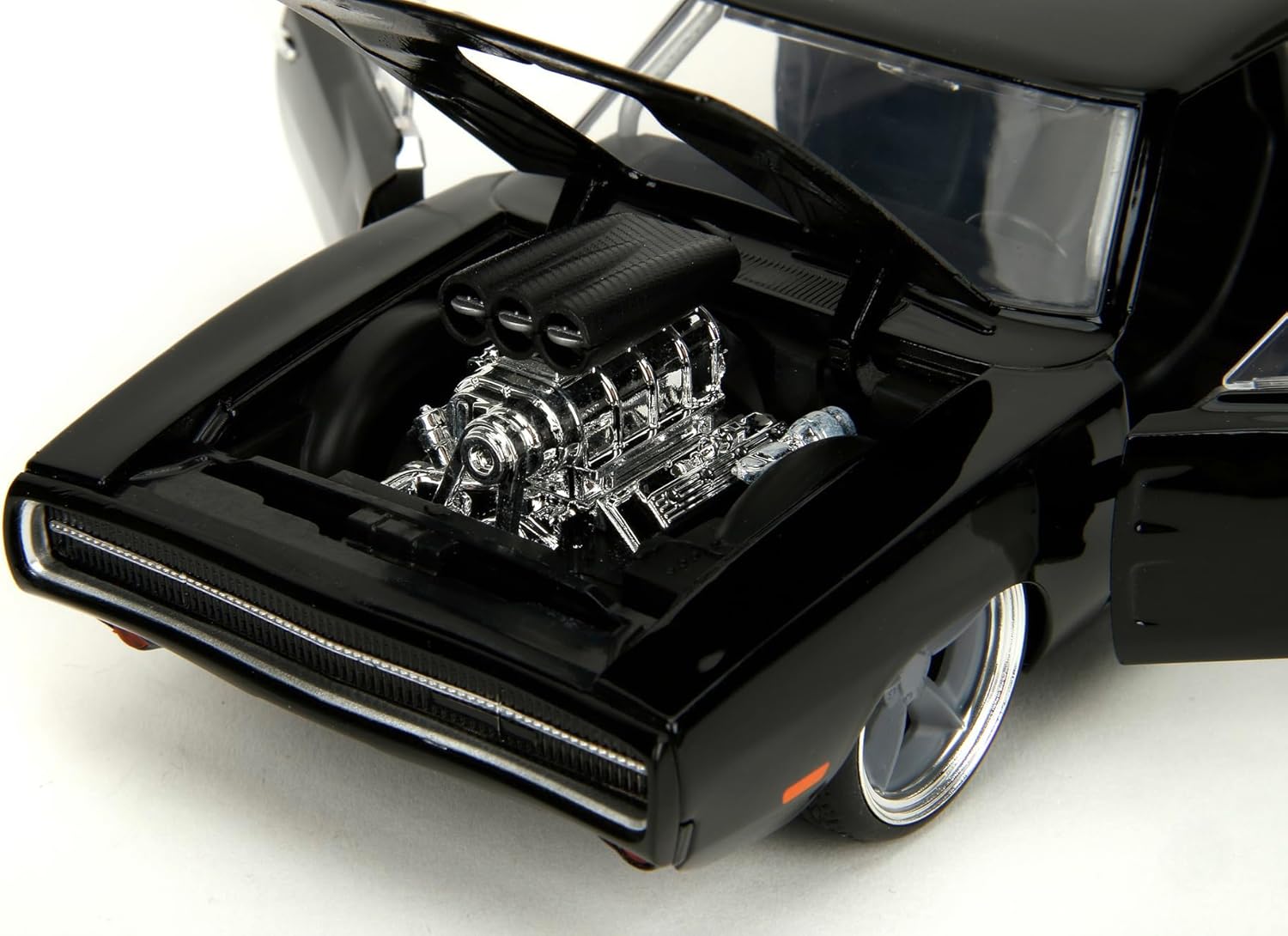Jada Toys Fast and Furious Dodge Charger R/T 1970 - Coche de película de Fast & Furious 10 (Fast X) con Piezas para Abrir, Escala 1:24 (20 cm), para Fans a Partir de 8 años