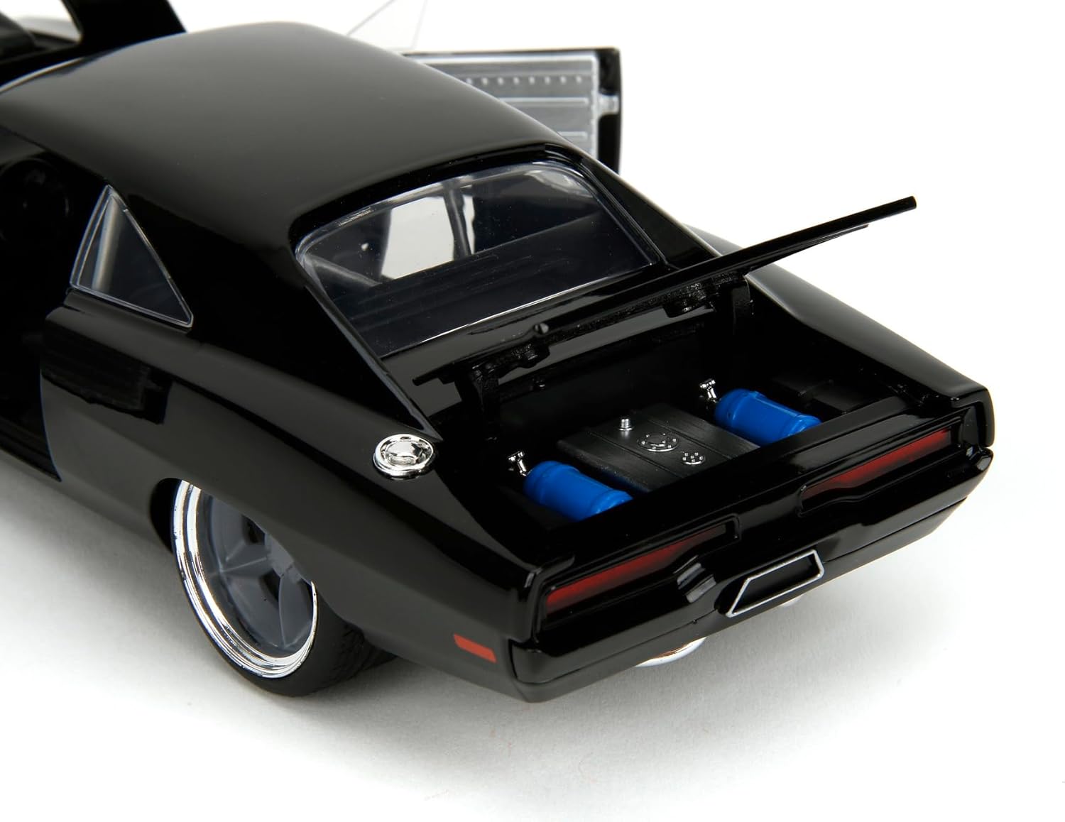Jada Toys Fast and Furious Dodge Charger R/T 1970 - Coche de película de Fast & Furious 10 (Fast X) con Piezas para Abrir, Escala 1:24 (20 cm), para Fans a Partir de 8 años