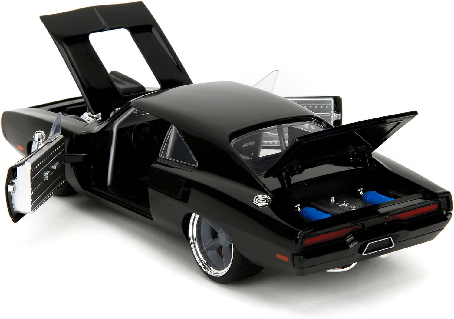 Jada Toys Fast and Furious Dodge Charger R/T 1970 - Coche de película de Fast & Furious 10 (Fast X) con Piezas para Abrir, Escala 1:24 (20 cm), para Fans a Partir de 8 años
