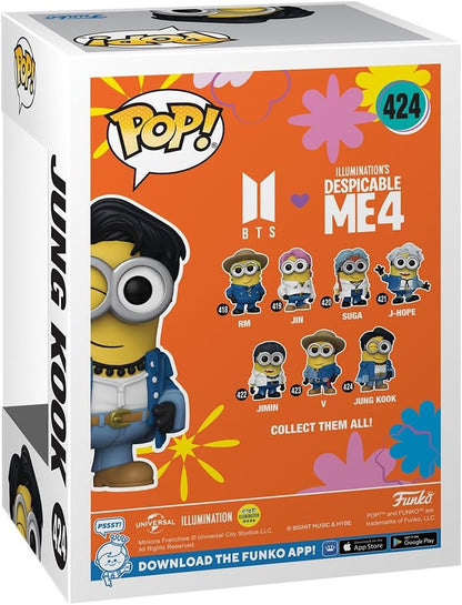 Funko Pop! Rocks: Minions X BTS - Jungkook - Jung Kook - BTS + Minions - Figura in Vinile da Collezione - Idea Regalo - Merchandising Ufficiale - Giocattoli per Bambini e Adulti - Movies, Music Fans