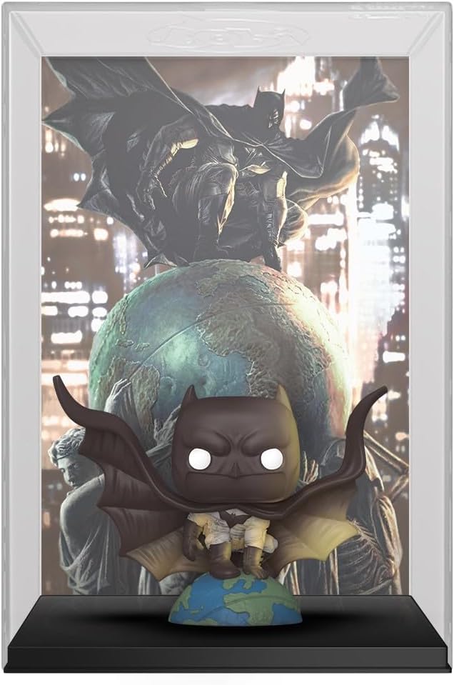 Funko Pop! Comic Cover: DC – Batman The World - DC Comics - Figura de Vinilo Coleccionable - Idea de Regalo- Mercancia Oficial - Juguetes para Niños y Adultos - Movies Fans
