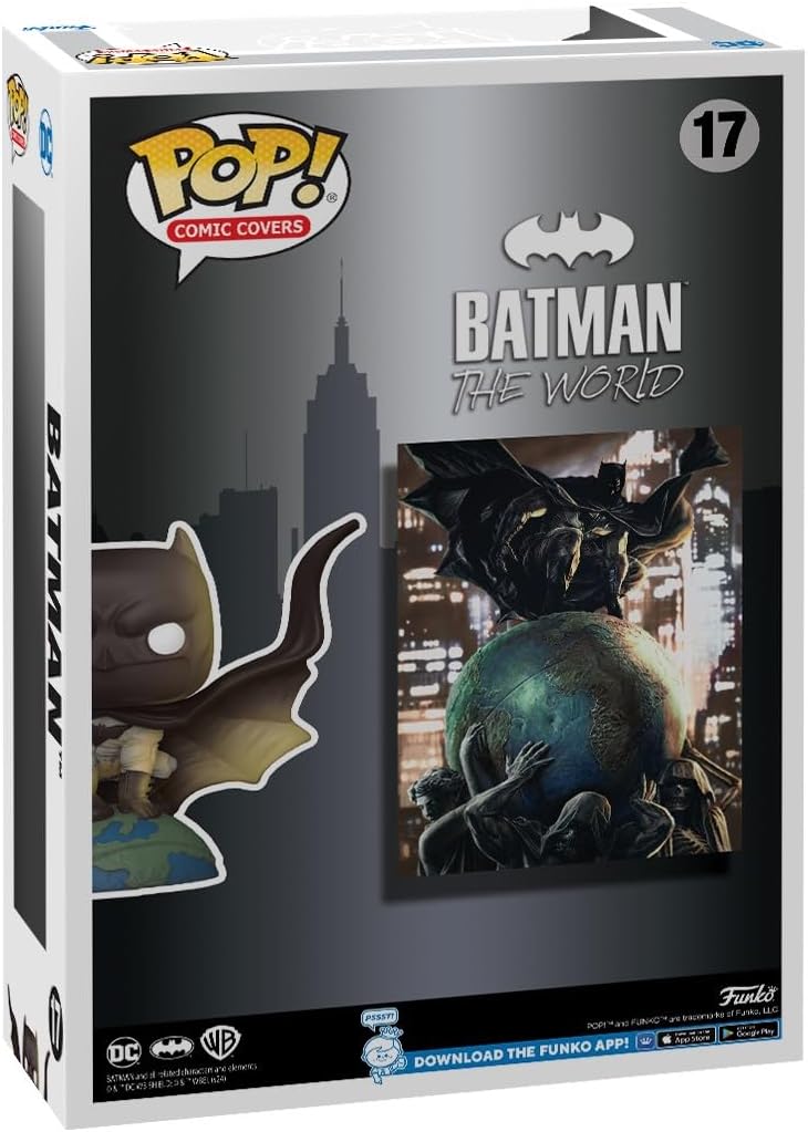 Funko Pop! Comic Cover: DC – Batman The World - DC Comics - Figura de Vinilo Coleccionable - Idea de Regalo- Mercancia Oficial - Juguetes para Niños y Adultos - Movies Fans