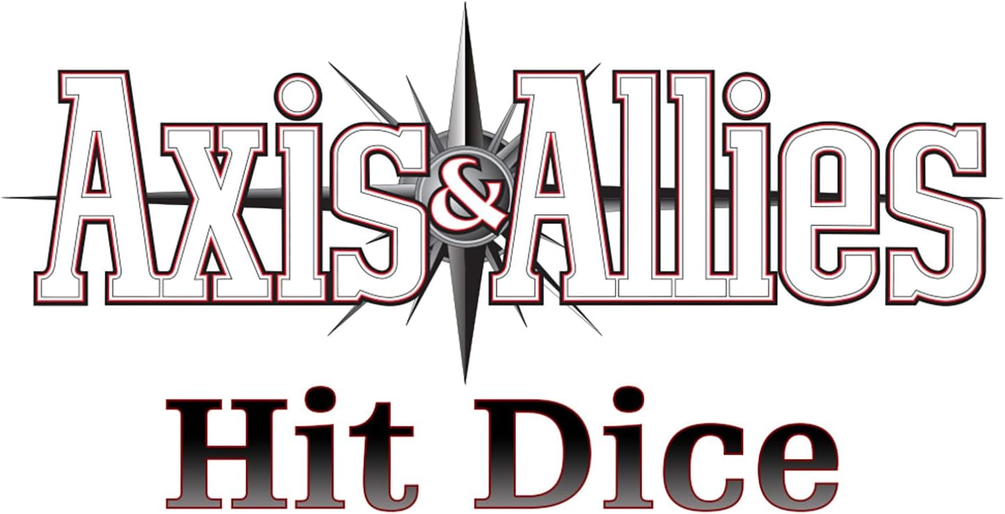 Renegade Games Studio: Axis & Allies: Hit Dice - 72 Dice in 4 Styles, 16mm, Military Style Duffel Carry Bag, Strategy Board Game Accessory & Upgrade