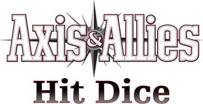 Renegade Games Studio: Axis & Allies: Hit Dice - 72 Dice in 4 Styles, 16mm, Military Style Duffel Carry Bag, Strategy Board Game Accessory & Upgrade