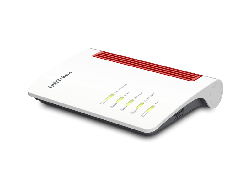 AVM FRITZ!Box 4050 International – Router, WiFi 6, Dual Band (2400 Mbps 5GHz and 600 Mbps 2.4 GHz), Mesh, WAN GB, 3 x Gigabit LAN, 1 x USB 3.0, DECT Base, Multimedia Server, Spanish Interface
