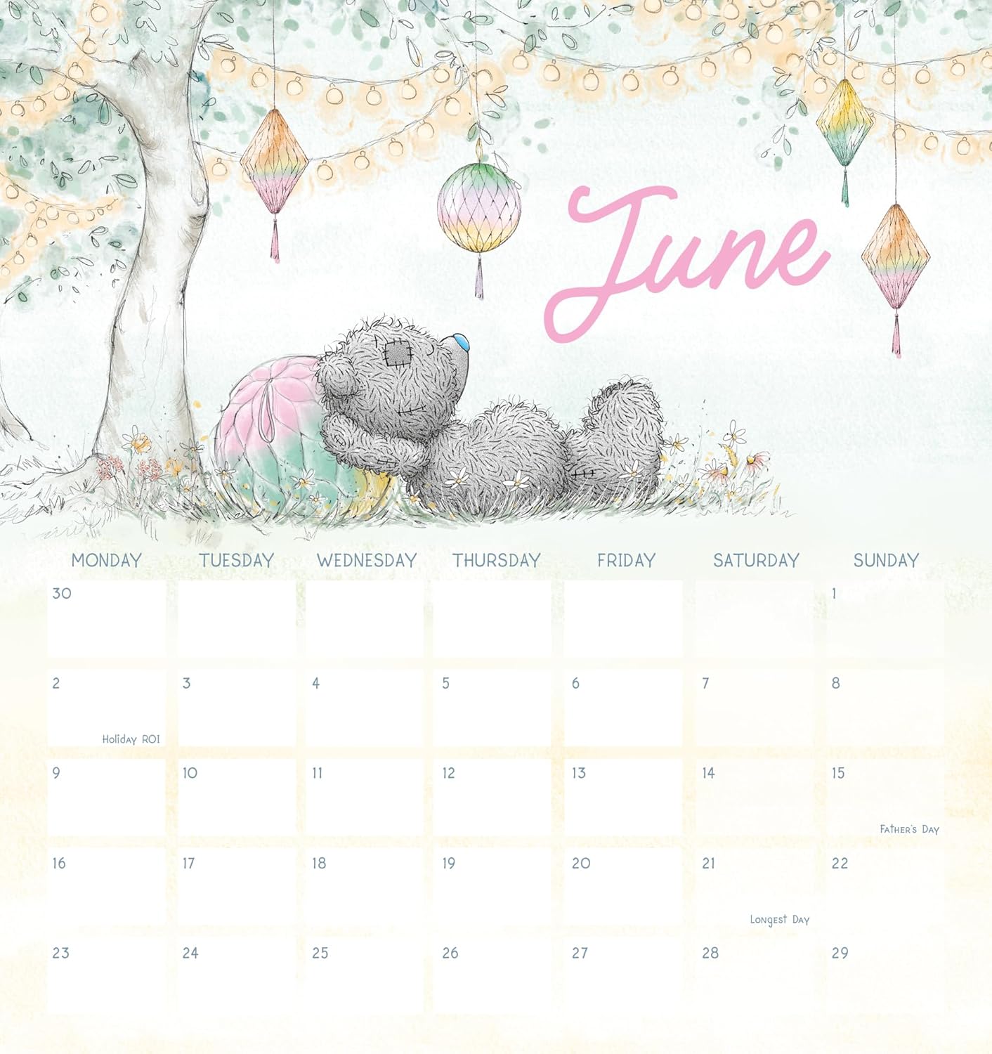 Me to You Tatty Teddy 2025 Desk Calendar