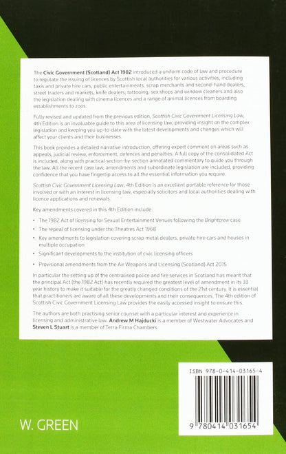 Scottish Civic Government Licensing Law