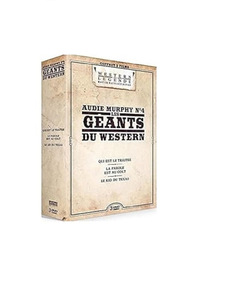 Les géants du western : audie murphy n° 4 - coffret 3 films