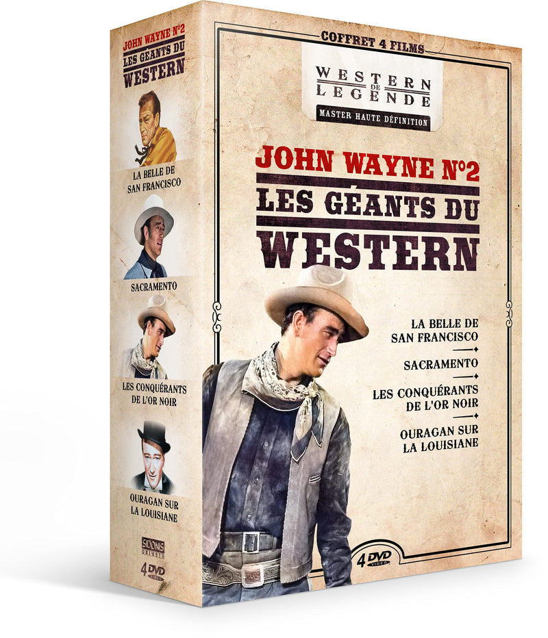Les géants du western : john wayne n° 2 - coffret 4 films