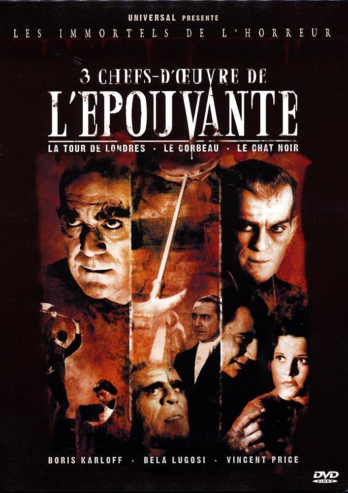 Coffret épouvante : le chat noir ; le corbeau ; la tour de londres