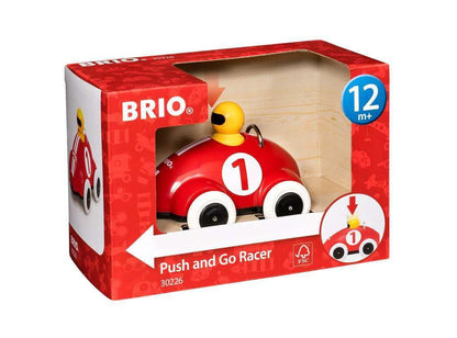 BRIO Push & Go Racer Toddler Toys for Ages 12 Months Up (Kids 1 Year Old