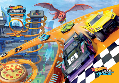 Clementoni Puzzel Hotwheels 104 Stukjes - Supercolor Puzzel Voor Kinderen, Gemaakt In Italië 25760