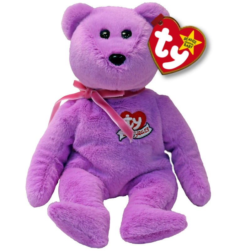 TY Celebrate Bear II Original Beanie Babies Regular - Soft Plush Toy for Kids, Teddy, Baby Toy, Collectible Stuffed Plushies