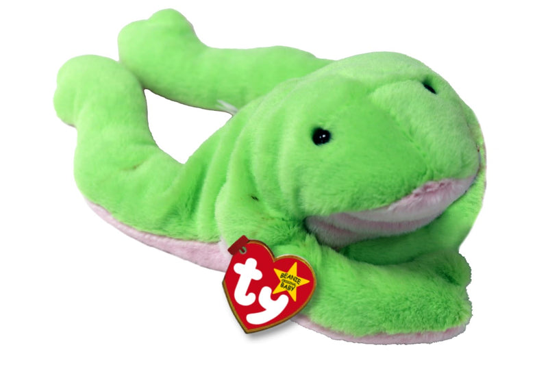 TY Legs Frog II Original Beanie Babies Regular - Soft Plush Toy for Kids, Teddy, Baby Toy, Collectible Stuffed Plushies