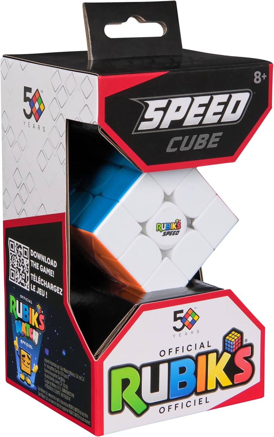 Cubo Rubik's, cubo rapido magnetico 3x3 per risoluzioni velocissime, giocattolo tattile e rompicapo da risolvere, per adulti e bambini dagli 8 anni in su