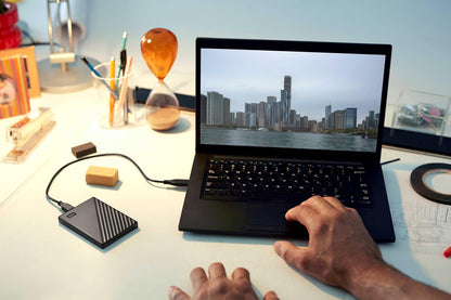WD 6TB My Passport portable external storage, external hard drive, USB 3.0, portable HDD with software for device management, backup and password protection, works with PC, Xbox &Playstation, Black