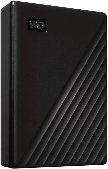 WD 6TB My Passport portable external storage, external hard drive, USB 3.0, portable HDD with software for device management, backup and password protection, works with PC, Xbox &Playstation, Black