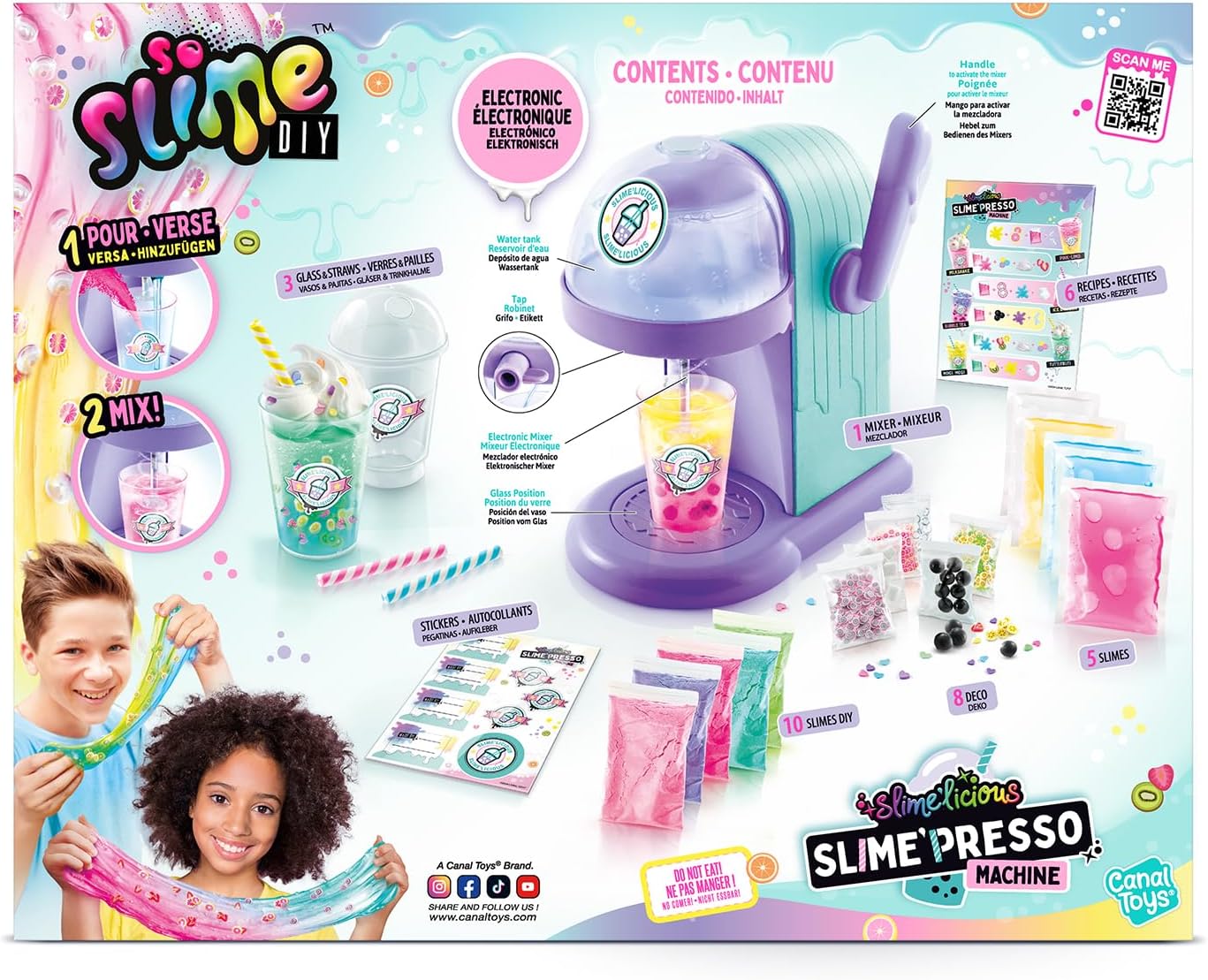 Canal Toys - So Slime - Slime'Presso - Slime'Presso Machine - SSC254 Mehrfarbig