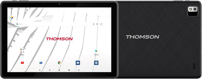 THOMSON Tablet 10,1 inch Full HD IPS 1080p!, Quad Core-processor, 4 GB Native RAM /128 GB geheugen, officieel Android 13, 4G LTE SIM-modem (alle operators) en WiFi. Uitbreidbaar 1 TB MicroSD