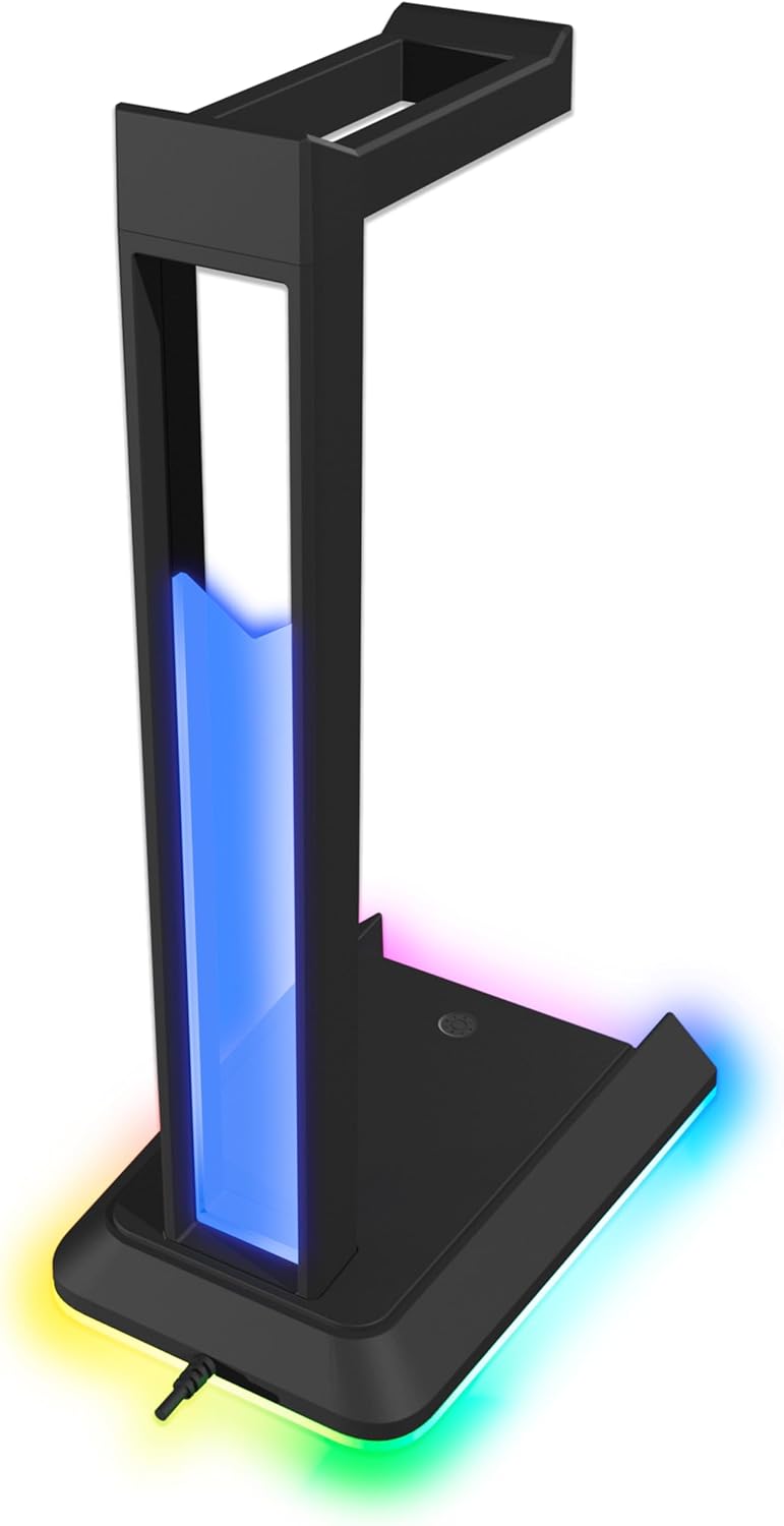 `Speedlink - Excello Nx Rgb Headset Stand, Usb 2.0 Hub, Black`