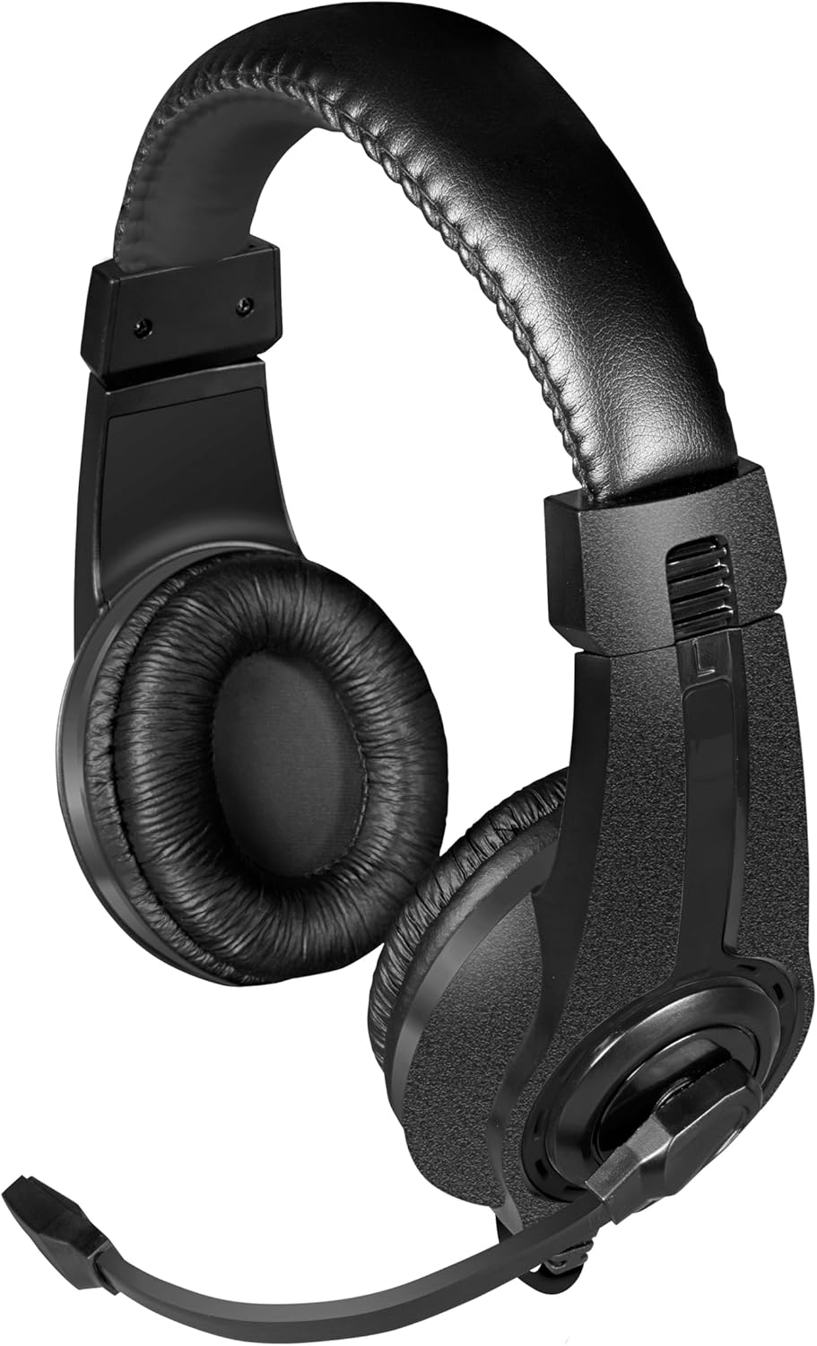 Speedlink LEGATOS Gaming Headset bedraad - lichtgewicht headset met microfoon en bedrade afstandsbediening, compatibel met PC, PS5, PS4, Xbox, Switch, 3,5 mm jack incl. Y-adapter, zwart