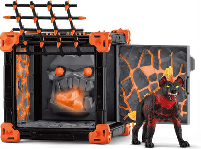 schleich 42674 BattleCave Lavahyäne, ab 7 Jahren, ELDRADOR CREATURES - Spielset, 27 Teile