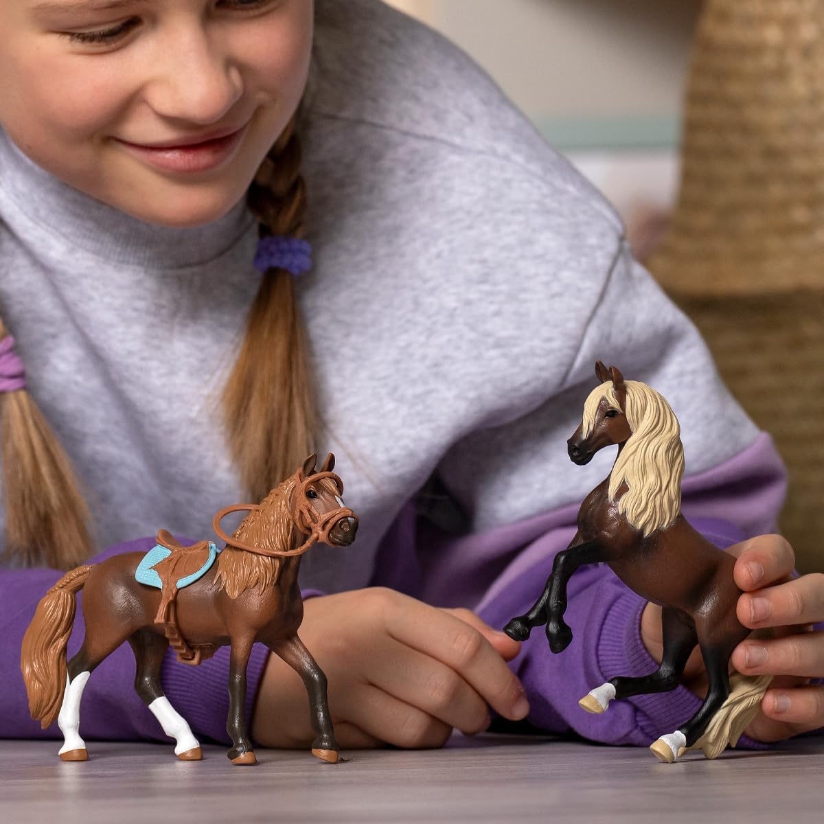 schleich 42738 Horse Club "Paso Peruano" Starter Set, from 5 years HORSE CLUB - Figurine, 7 x 15 x 11 cm