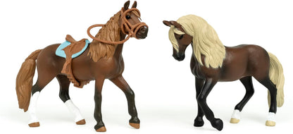 schleich 42738 Horse Club "Paso Peruano" Starter Set, from 5 years HORSE CLUB - Figurine, 7 x 15 x 11 cm