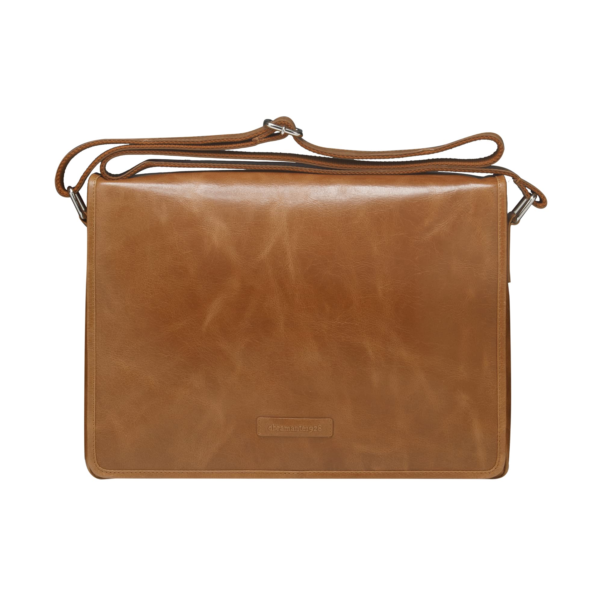 dbramante1928 - Marselisborg - laptoptas - aktetas van leer 14 inch - schoudertas voor heren en dames - laptoptas voor business & werk - Deens design - Golden Tan - (2e generatie)