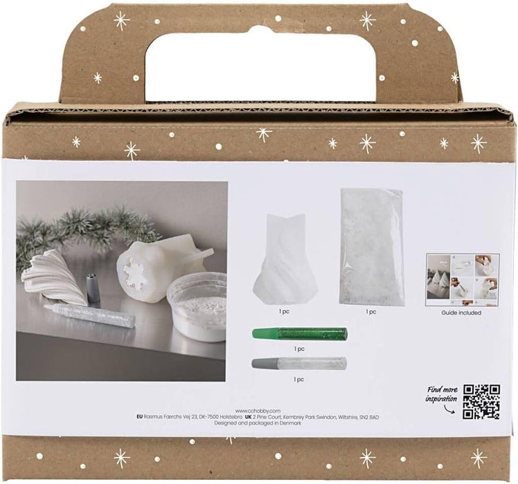 Mini Craft Kit Resin Casting - Christmas Trees - White - 1 Pack