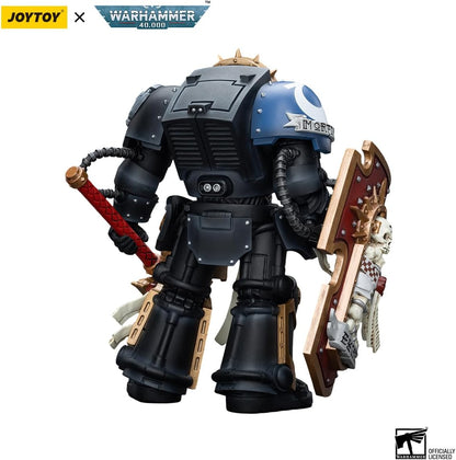 JoyToy Warhammer 40k: Ultramarines Chaplain in Terminator Armor 1:18 Scale Action Figure