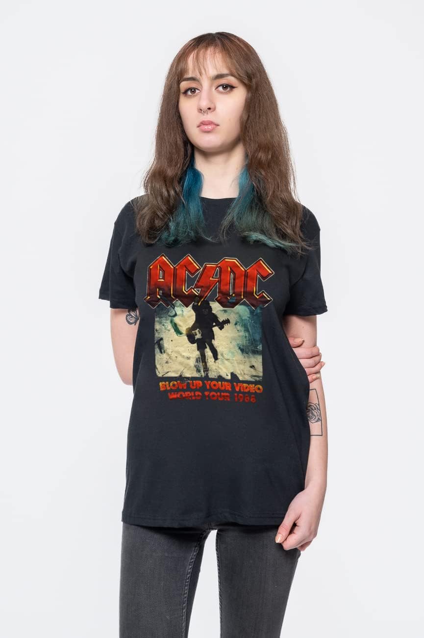 Ac/Dc: Blow Up Your Video Black (T-Shirt Unisex Tg. L)
