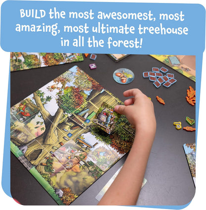 Ultimate Treehouse | Entry Level Resource Management Tile Game | Strategy Board Games for 8+ Year Olds | Family Games for 2 to 4 Players