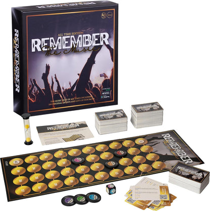 Remember The Music: ALLE TIJD EDITIE. Leuk Familie muziek trivia spel! Race naar de top van de hitlijsten!