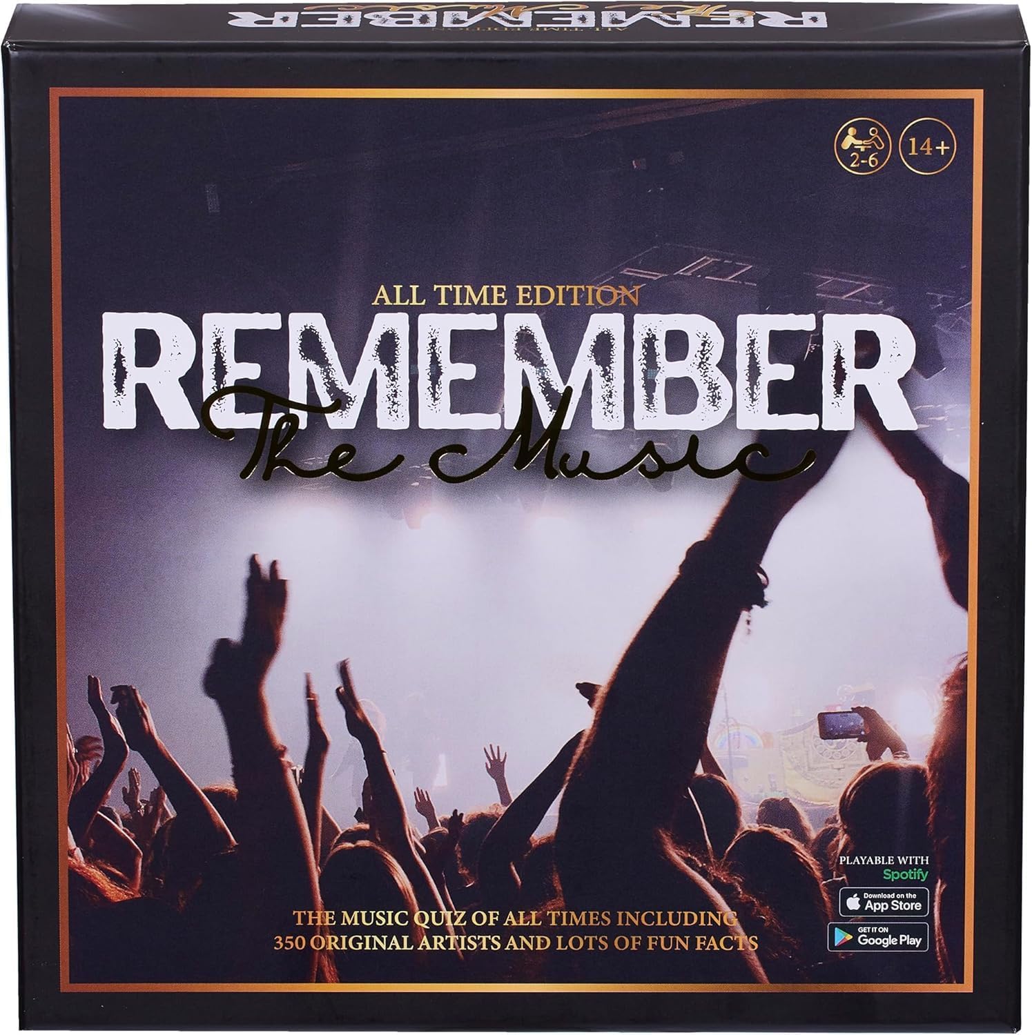 Remember The Music: ALLE TIJD EDITIE. Leuk Familie muziek trivia spel! Race naar de top van de hitlijsten!