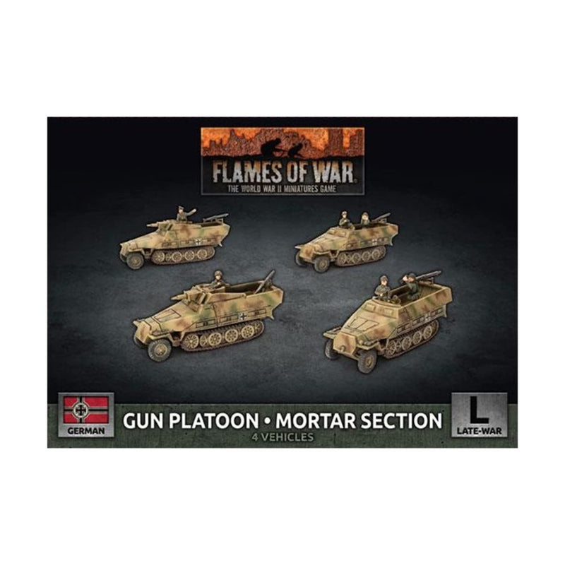 Flames of War German Gun Platoon Mortar Section (Late War, GBX177)