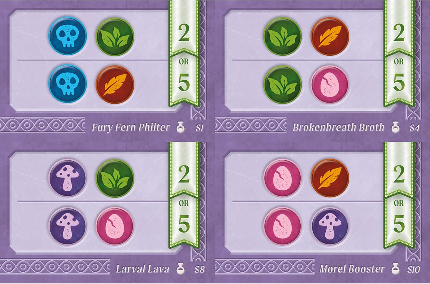 AEG & FlatOut Games | Nocturne - A Set Collection & Bidding Board Game | Play as Fox Mystics to Find Magical Items & Cast Spells | Ages 10+ | 1-4 Players