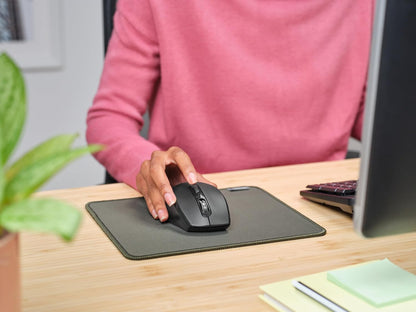 Trust Sura Wireless Mouse for Laptop/PC, Adjustable DPI (800-1200), 6 Buttons, 10m Range, Optical Sensor, USB Micro Receiver, Computer Mouse for Right-Handed Users, Windows Dell Macbook, Black