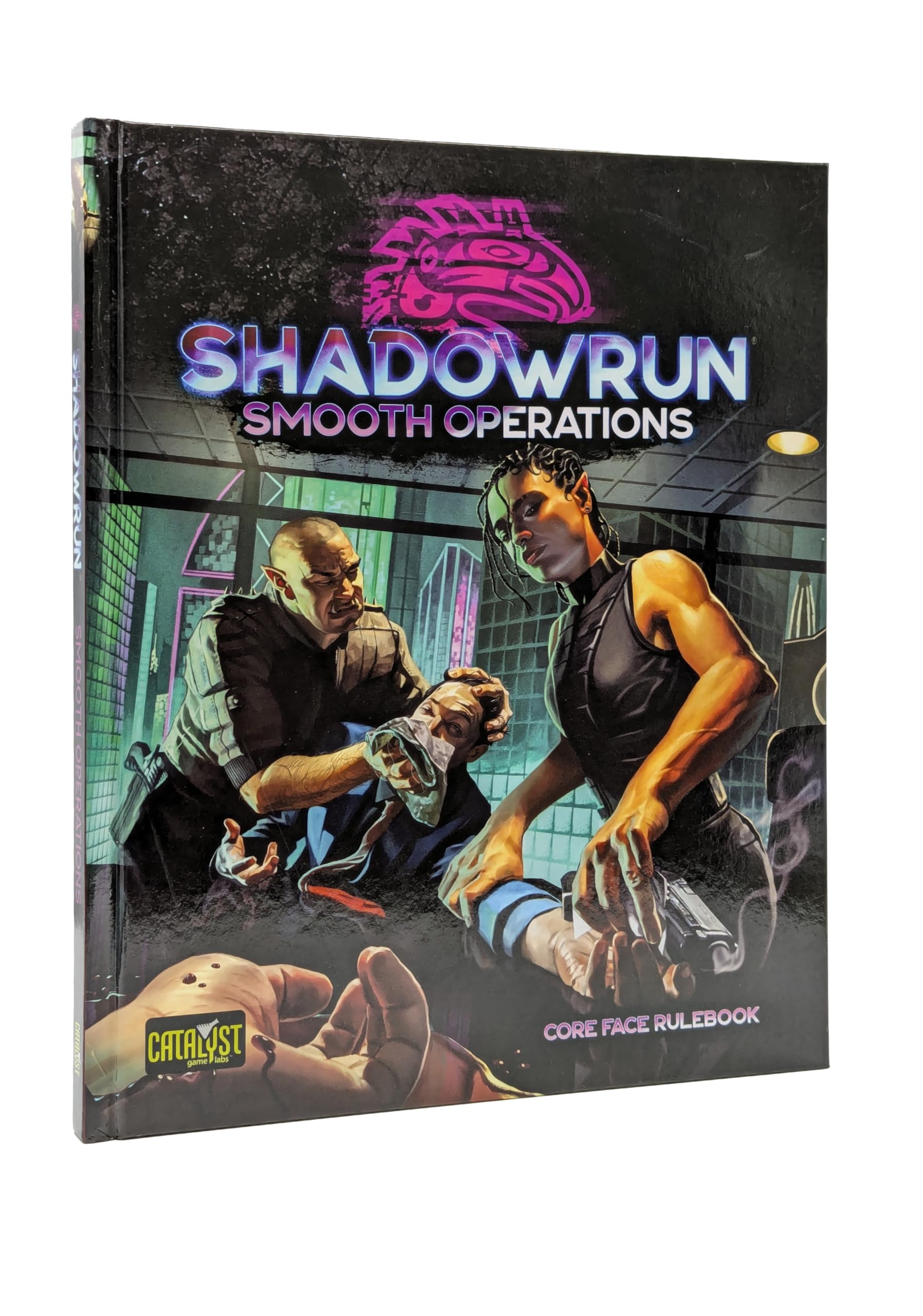 Catalyst Game Labs Shadowrun Smooth Operations Core Face Rulebook for Shadowrun Sixth World RPG - Enhance Social Play with New Mechanics Augmentationsn Adept Powers and Character Qualities