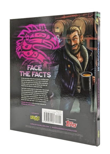 Catalyst Game Labs Shadowrun Smooth Operations Core Face Rulebook for Shadowrun Sixth World RPG - Enhance Social Play with New Mechanics Augmentationsn Adept Powers and Character Qualities