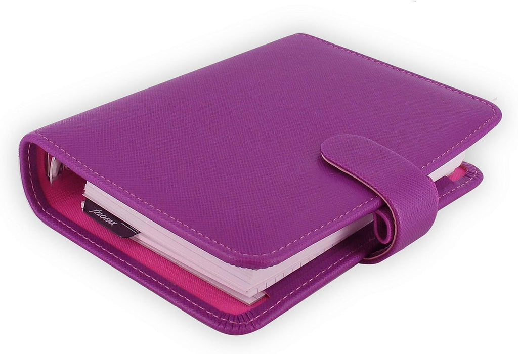 Filofax Pocket Saffiano organiser - Raspberry