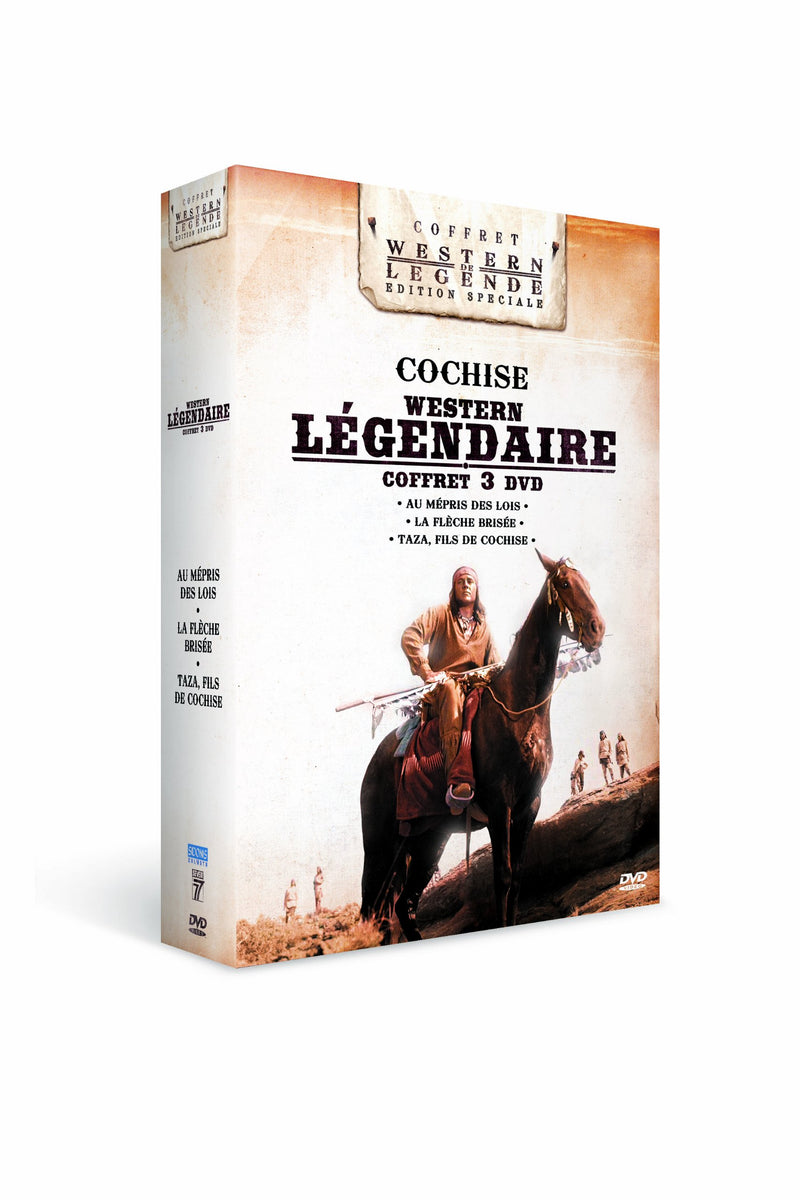 Coffret cochise : au mépris des lois ; la flêche brisée ; taza fils de cochise